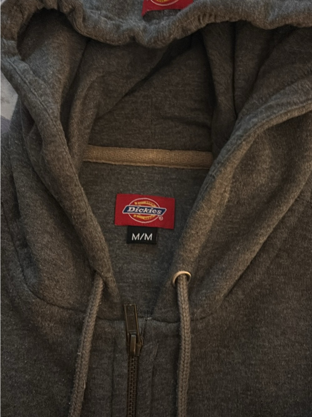 Dickies Men’s Dark Gray Full-Zip Hoodie